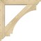 Ekena Millwork Imperial Traditional Rough Sawn Bracket w/ Offset Brace, Douglas Fir, 6"W x 36"D x 36"H BKT0604X36X36IMP01RDF - alternate 3